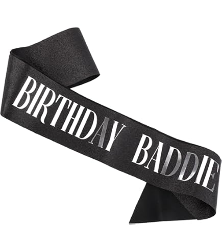 Écharpe D'anniversaire En Tissu Doux à Paillettes Avec épingle à