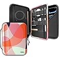 tomtoc Portfolio Case for 13 Inch iPad Pro M4 2024 & iPad Air M2, 12.9-in iPad Pro M2/M1, Protective Sleeve with Accessories Pocket, Carrying Storage Bag for iPad Pencil Pro/Adapter/Magic Keyboard