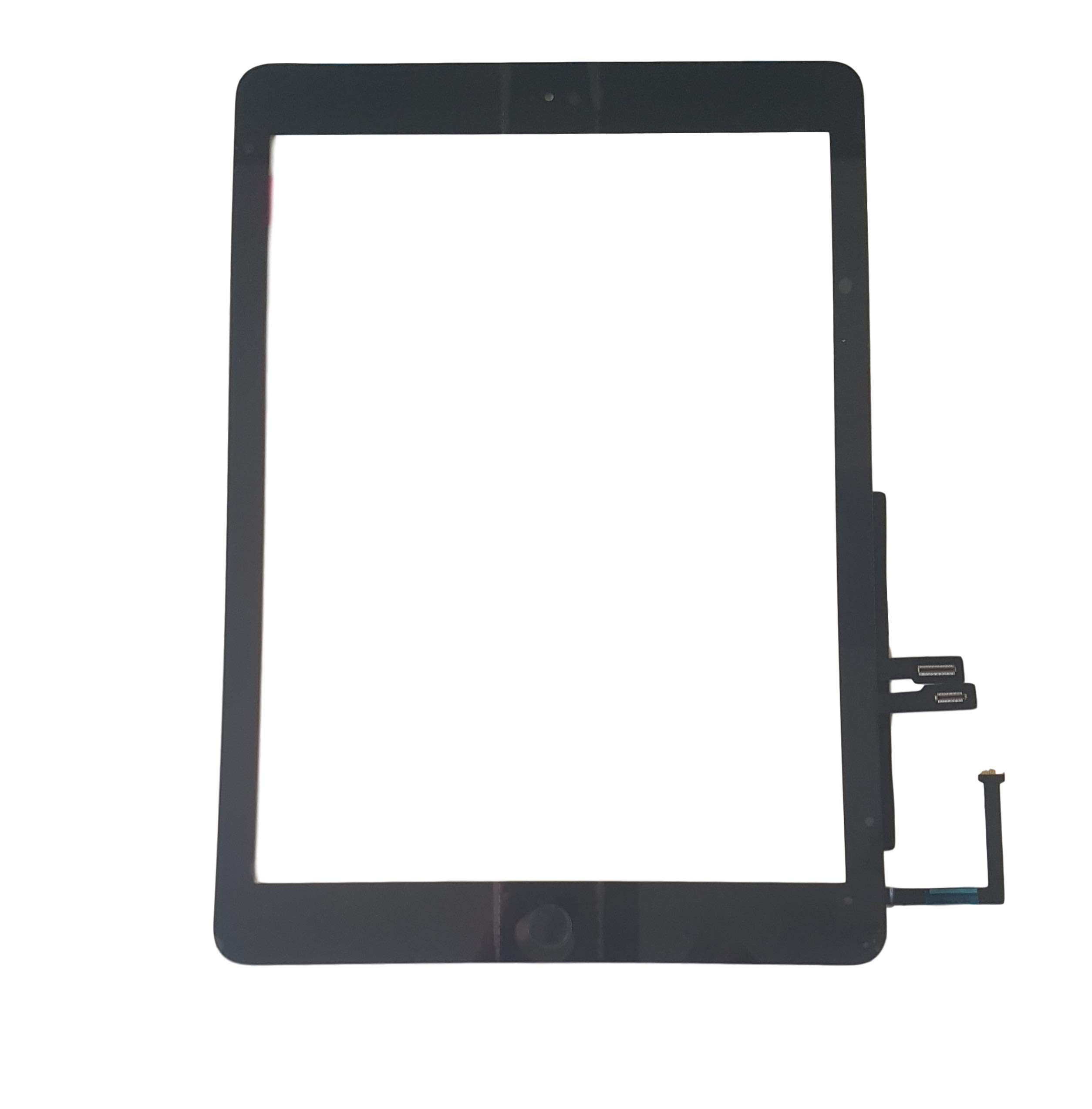 Smartex® Touch Screen Glass Digitizer Black compatible with iPad 6 (2018) - Key home, sticker and removal toolkit included