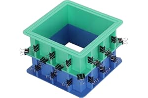 BBDINO Adjustable Mold Housing Kit for Silicone Mold Making - 2 Sets Plastic Silicone Mold Housing Kit - Free Combination & Tierable Mold Housing Kit- Ideal for Silicone Molds, Soap Molds, Wax Molds