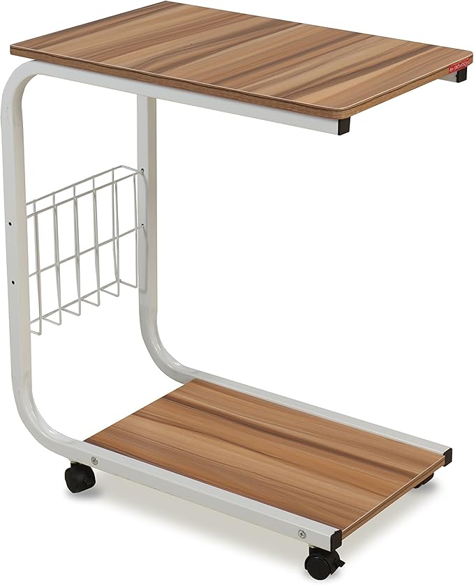 Mr IRONSTONE® Side Table on wheels Unite Laptop Desk Small Computer End