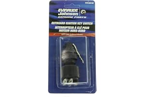 Johnson Evinrude OMC New OEM 77 Series Outboard Ignition Key Switch, 0508180