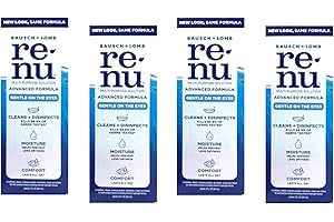 Renu Fresh Multi-Purpose Contact Lens Solution, Travel Size 2 Fl Oz (Pack Of 4)…