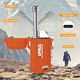 SUPRUS Windproof Waterproof USB C Candle Lighter Outdoor Orange view 3