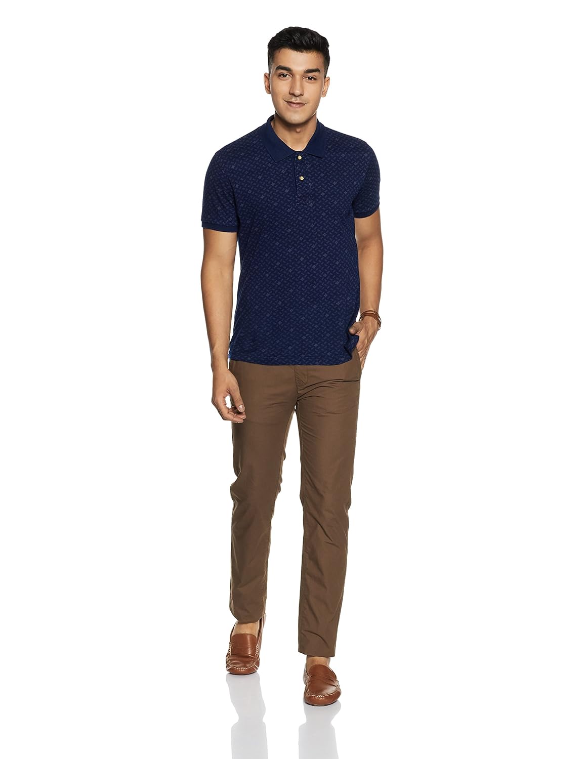 peter england men's casual trousers