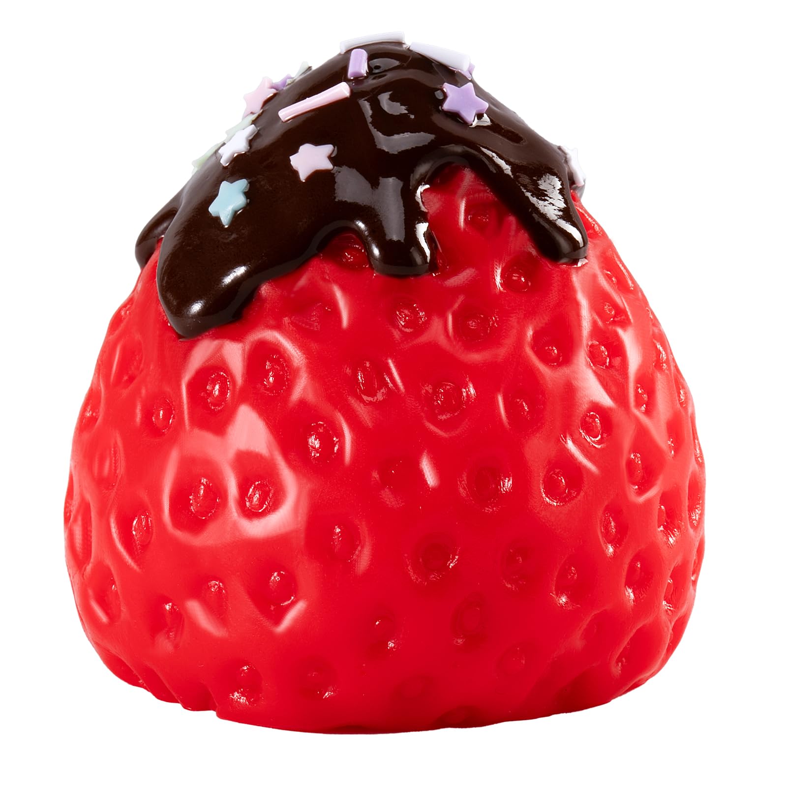 QCROAD SQUISHY Handmade Big taba Strawberry Squishy Silicone Fidget Stress Relief Squeeze Toys for Kids & Adults(Red Strawberry Sauce)