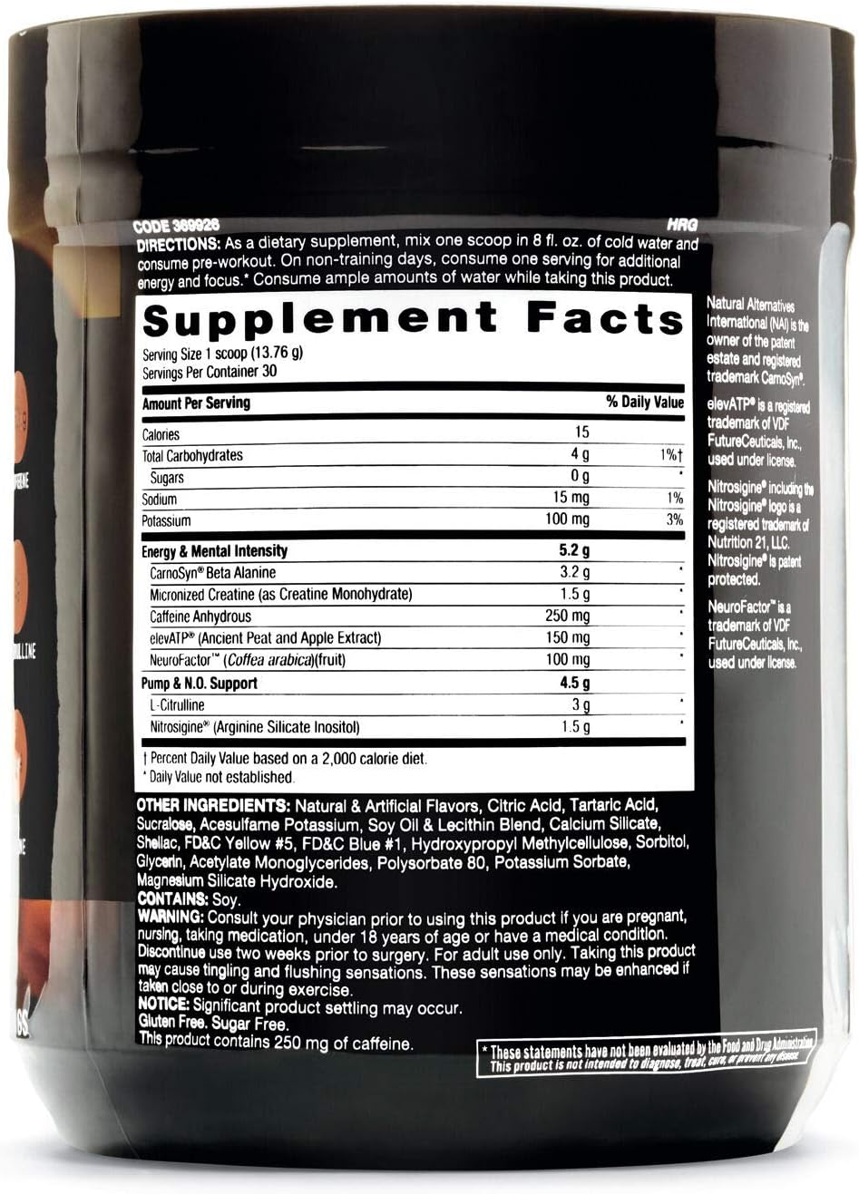 Beyond Raw LIT Pre Workout Powder Energy Drink, ICY Fireworks, 30 Servings, Contains Caffeine, L-Citruline, and Beta-Alanine, Nitrix Oxide and Preworkout Supplement: Health & Personal Care