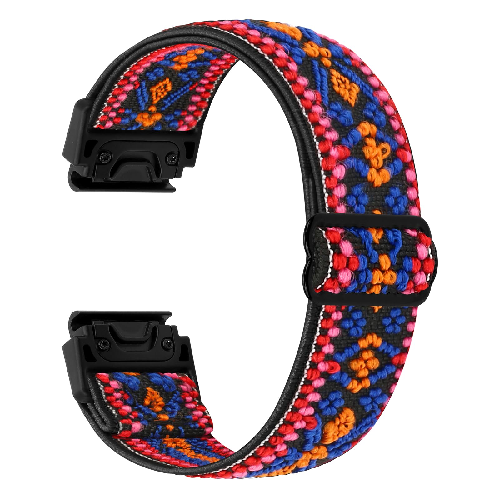 TumCez Strap for Garmin Fenix 8 47mm/Fenix E 47mm/Fenix 7/Fenix 7 Pro/Fenix 6/Fenix 6 Pro/Fenix 5/Fenix 5 Plus/Epix Gen 2 Straps,22mm Quickfit Elastic Nylon Bands for Approach S62/S60