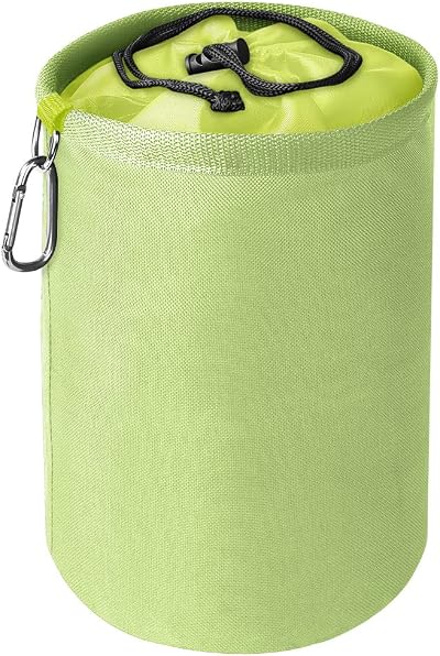 Vicloon Premium Peg Bag Green Large with Closing Cord Hanging Hook
