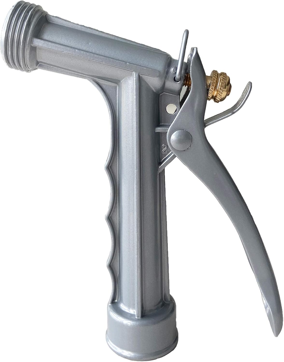 Nozzle, Hose Durable Sliver Nozzle, Grip Pistol Zinc MNWY