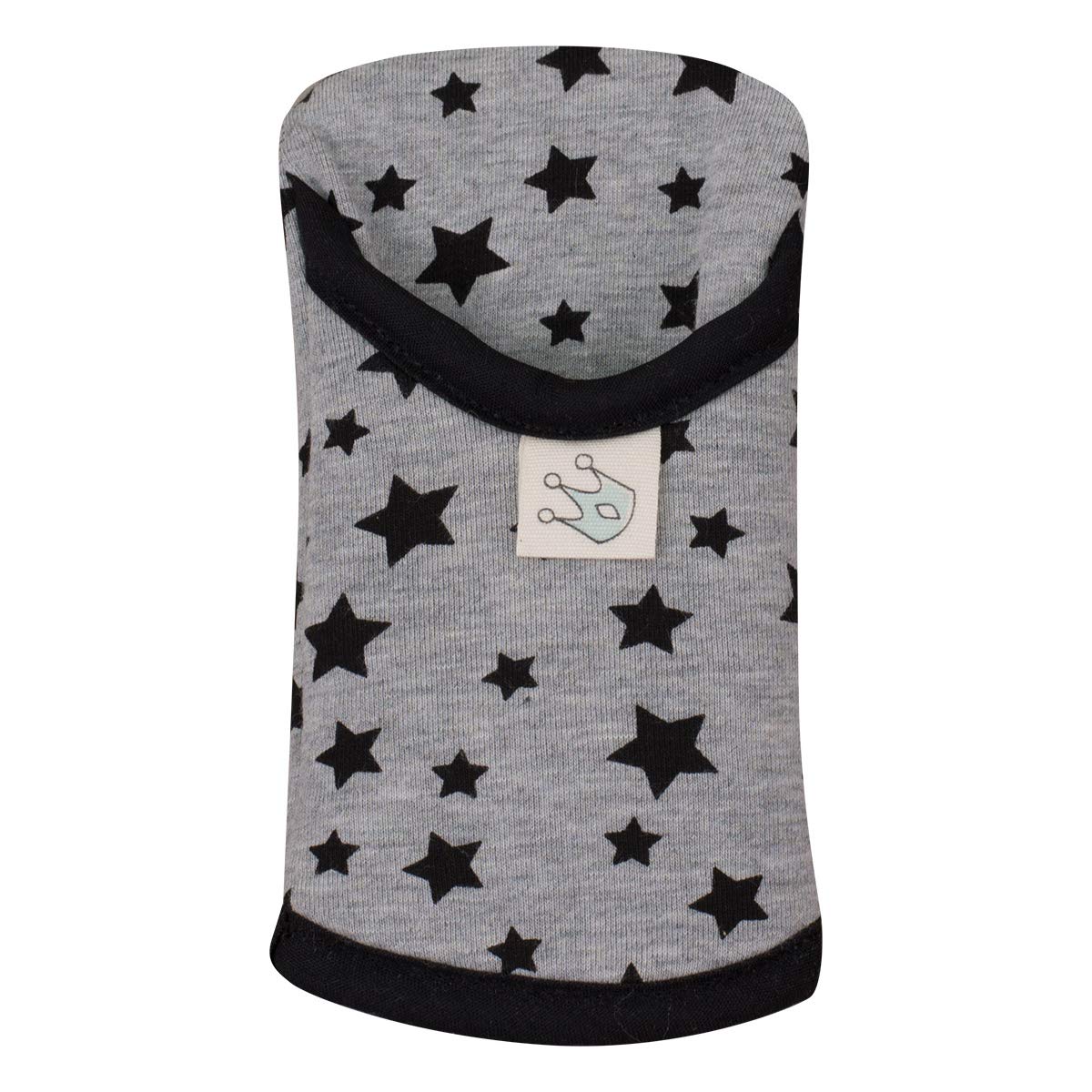 JYOKO Kids Cotton Crotch Harness Protector for car seat and Stroller Compatible with MaxiCosi, from 0 to 3 Years Old (Black Star)