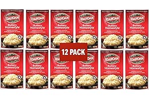 Idahoan Mashed Potatoes Buttery Homestyle - 12 Pack