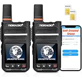 TIDRADIO TD-G18 4G LTE Rapid Unlimited Range PoC Radio Global Walkie Talkie | Self-Managed Group Calls, Nationwide Push-to-Ta