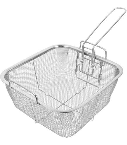 Filtre Pour Panier à Frire, Panier à Passoire Multi-usages, Passoire Pliable Passoire, Panier De Nourriture Passoire, Panier Pour Friteuse En Acier Inoxydable, Paniers à Frire