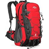 INOXTO lightweight Hiking Backpack 35L/40L Hiking Daypack with Waterproof Rain Cover for Travel Camping Outdoor Men and Women