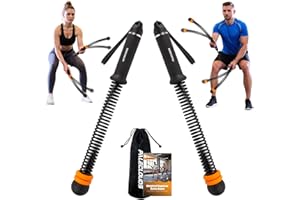 PALECLOUDS Portable Ropeless Battle Ropes, Adjustable Weights Cordless Battle Ropes for Home Gym with Storage Bag, Weighted Exercise Equipment for Low-Impact Workout, Strength & HIIT, for Men & Women (Black)
