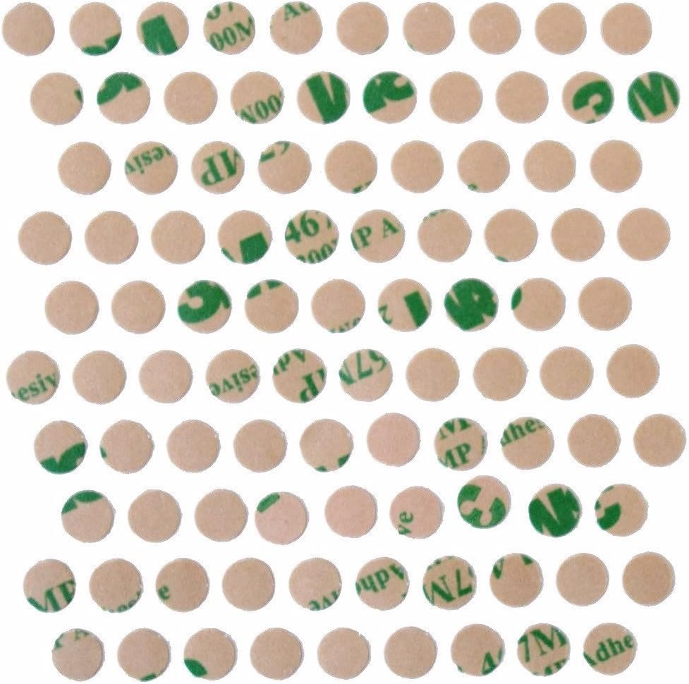 1/4 Inch (6.35 mm) 3M 467MP Double-Sided Self-Adhesive Craft Sticker Dots, High Performance Acrylic Adhesive 200MP (1,000 Pack)