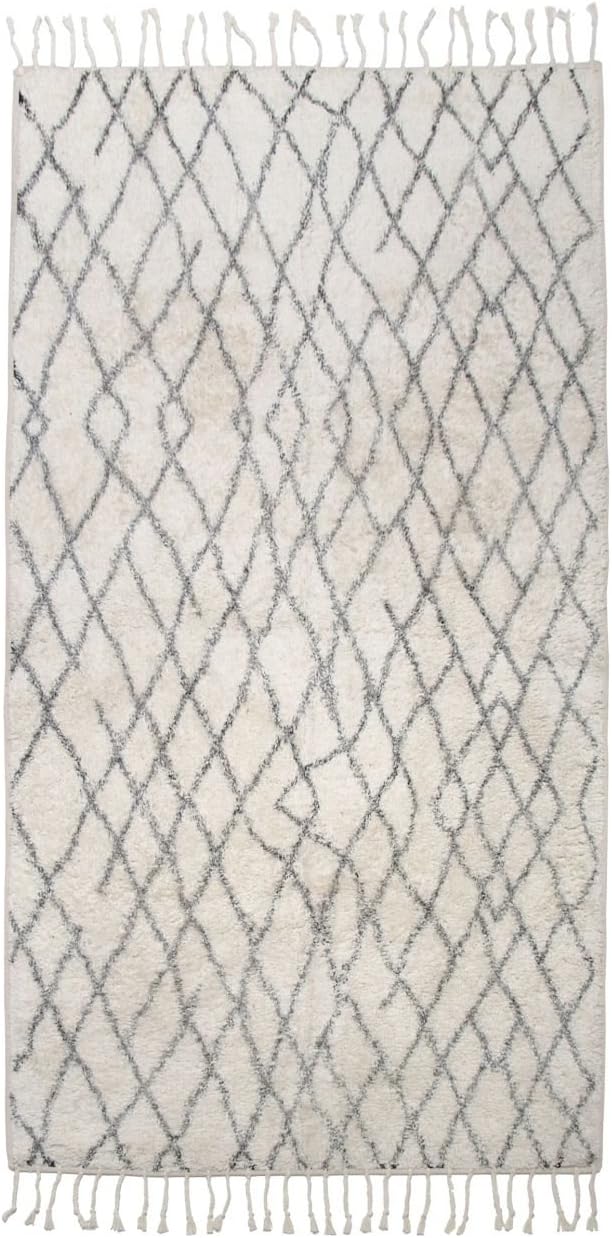 HK LIVING - tapis antiderapant deco scandinave coton hk living 90 x 175 cm