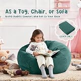 Nobildonna Bean Bag Chair Cover Kids and Adults Plush Toy Organizer Corduroy view 4