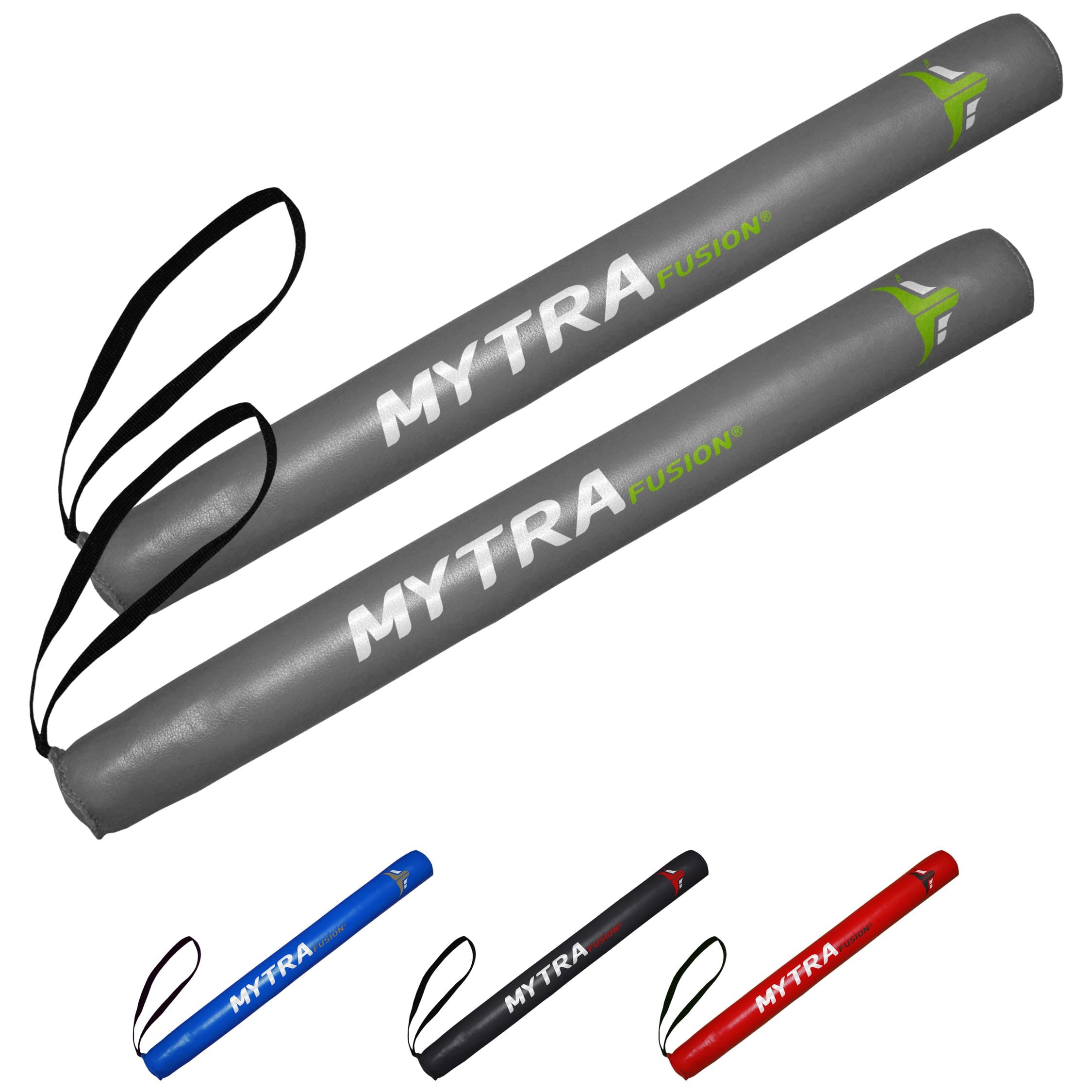 Mytra Fusion Stick Mitt Coach Training Focus Mitts Pair (Grey)