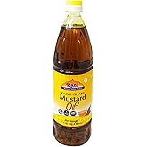 Rani Mustard Oil (Kachi Ghani) 33.8 Ounce (1 Liter) NON-GMO | Gluten Free | Vegan | 100% Natural | Kosher