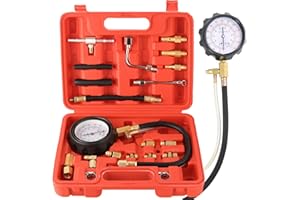 DASBET 0-140PSI Fuel Injector Injection Pump Pressure Tester Gauge Kit Car Tools