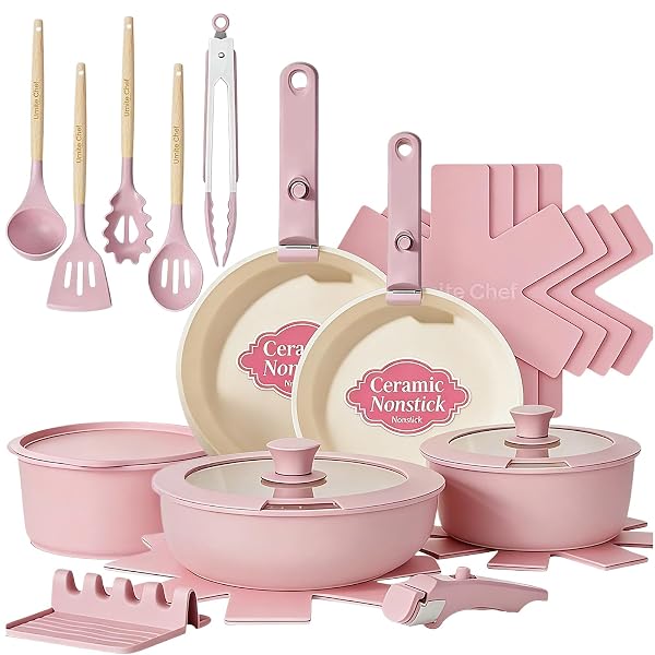 UMITE CHEF POTS AND PANS SET NON STICK,...