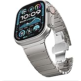 CHANCHY Stainless Steel Band for Apple Watch Band Apple Watch Ultra 3/2/1 Band 49mm, Series 11/10 46mm, 9/8/7 45mm, SE3/SE2/S