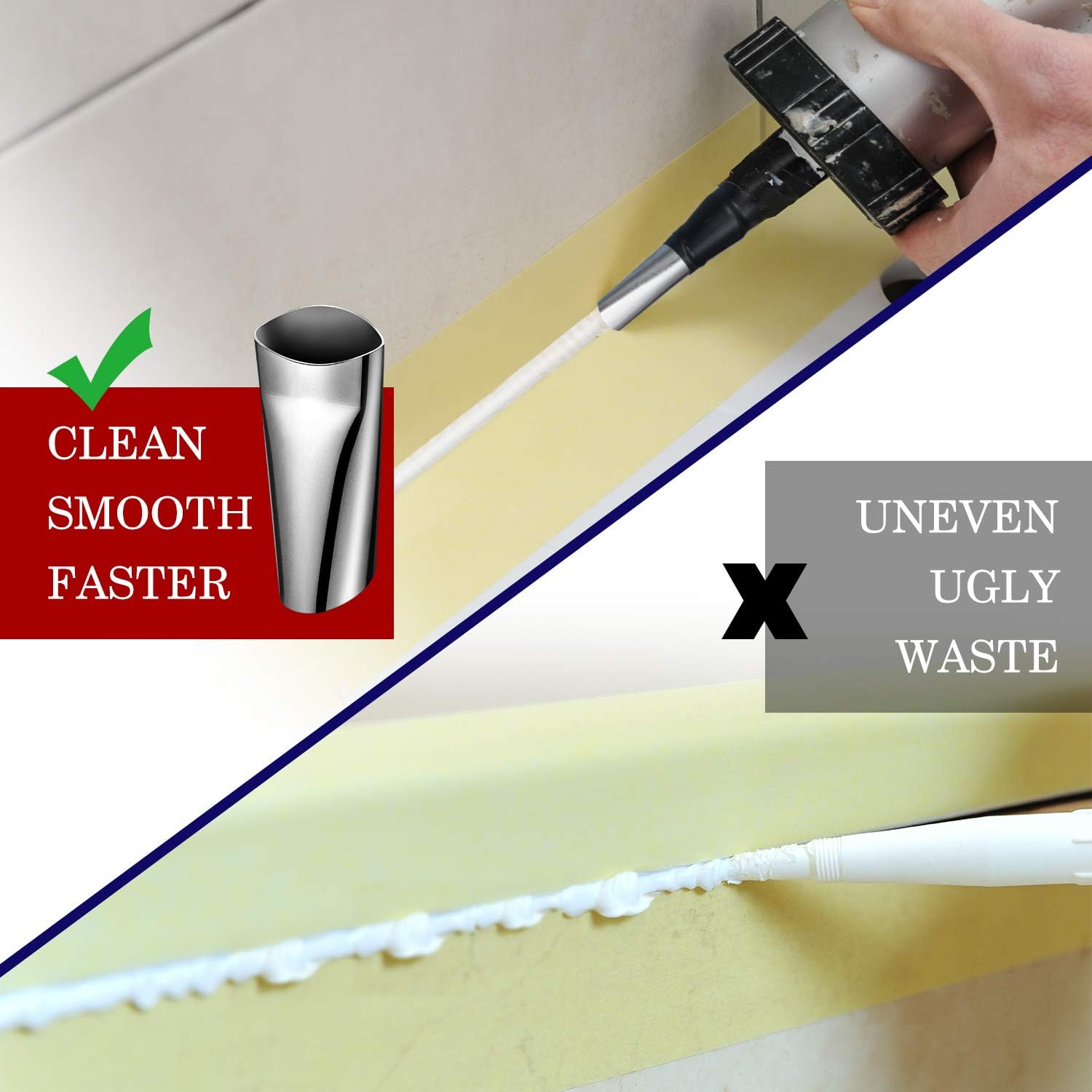 28 Pieces Caulking Finishing Tool with 18 Sizes Caulking Applicator