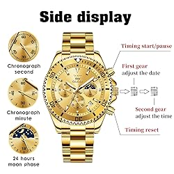 OLEVS Watches for Men Business Dress Big Face