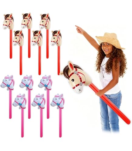 Tnarru Bâton de Tête de Cheval Gonflable, Ballon Bâton de Tête de Cheval Adorable, Jouet Bâton de Cheval de Passe-Temps Créatif de Dessin Animé, pour Fête Cowboy Cowgirl Rose Tnarru Bâton de Tête de Cheval Gonflable, Ballon Bâton de Tête de Cheval Adorable, Jouet Bâton de Cheval de Passe-Temps Créatif de Dessin Animé, pour Fête Cowboy Cowgirl Rose