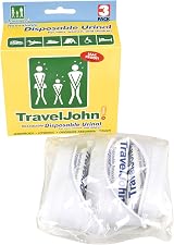 Care Plus TravelJohn Disposable Urinal 3-Pack LIQSORB Pouch Unisex Collar view 1