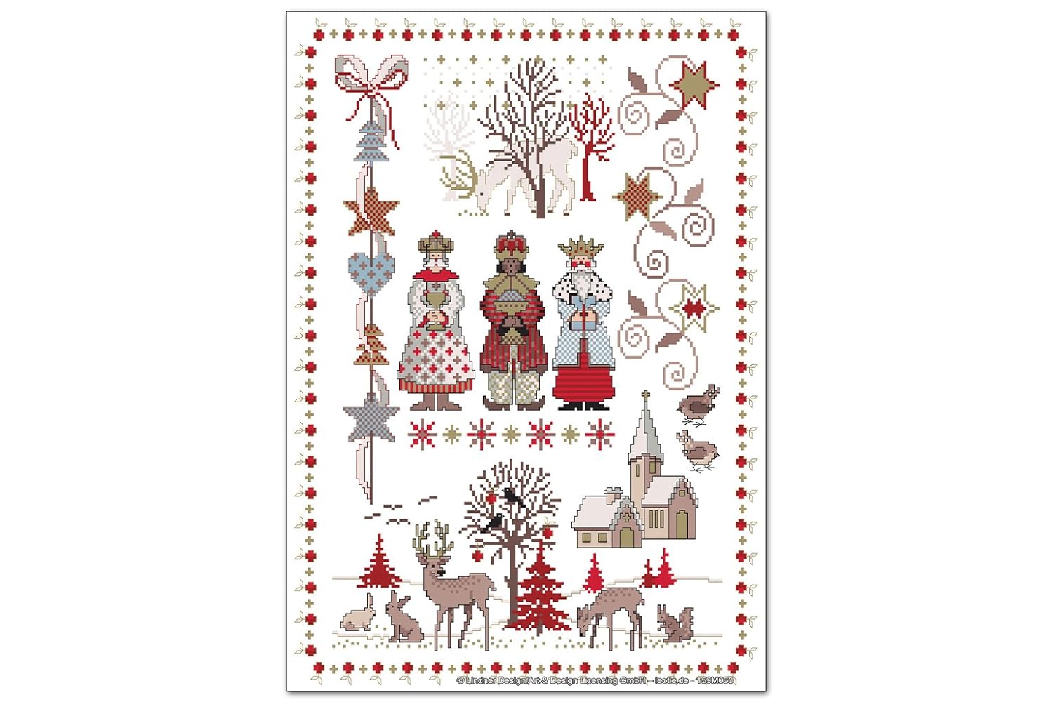 Leotie GmbH Iman Nevera Navidad Retro Lindner Tres Reyes Magos ...