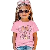 Blithestars Magic Shirt for Toddler Girls Magical Kingdom Tshirt Cute Castle Outfit Holiday Family Vacation Short Sleeve Tops