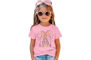 GLIGLITTR Magic Shirt for Toddler Baby Girls Magical Kingdom Tshirt Cute Castle Outfit Holiday Family Vacation Summer Tee Top