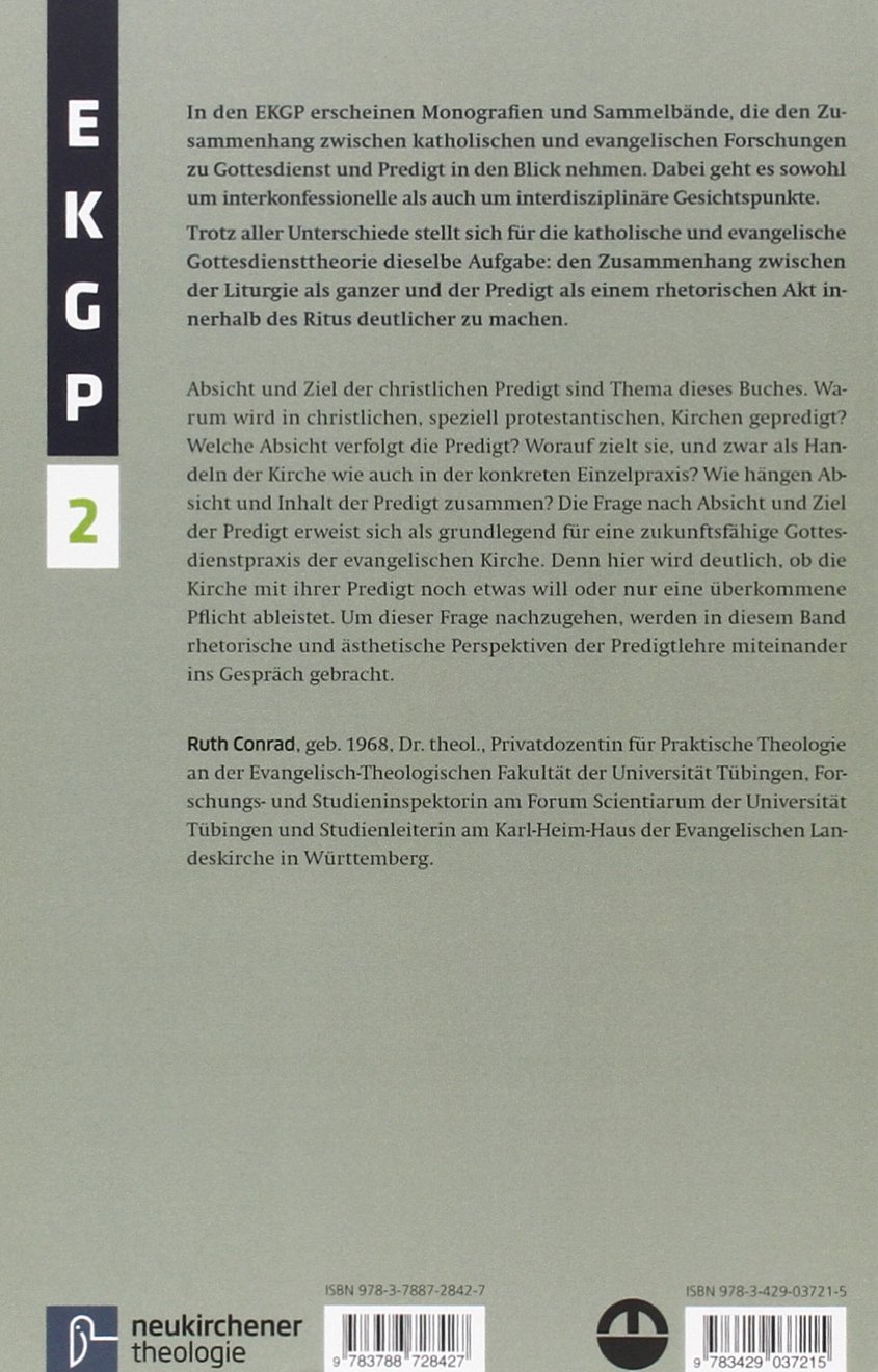 Weil Wir Etwas Wollen Pladoyer Fur Eine Predigt Mit Absicht