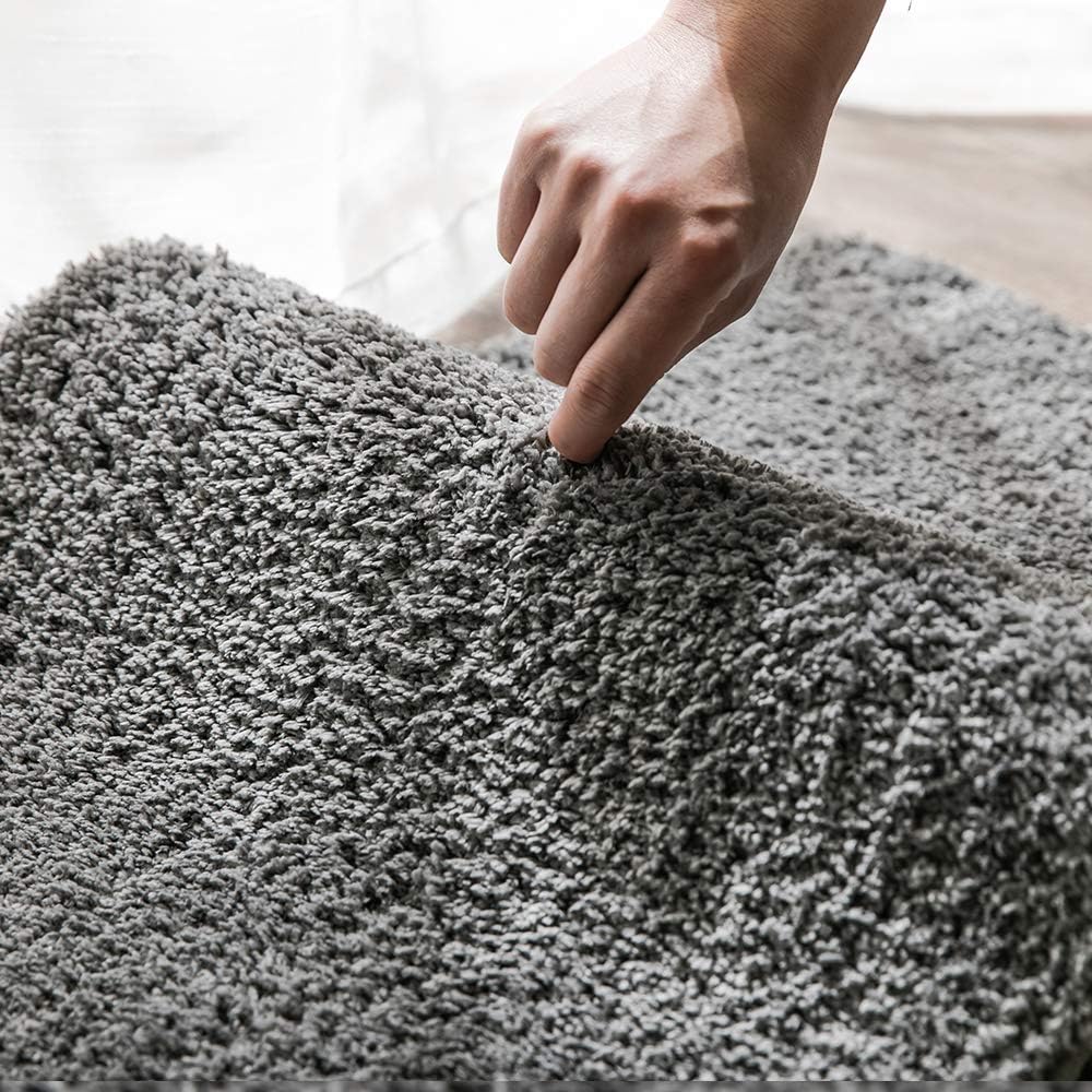 MIULEE Bath Mat 40 x 60 cm Non-Slip Bathroom Mat Super Absorbent Water, Machine-Washable - Image 5