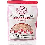 Himalayan Pink Salt 5 lbs Coarse Grain Bulk Bag - Hymalain Pure Gourmet Crystals - Himilian 100% Natural - Contains 84 Minera