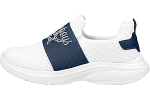 FOCO Women's NFL Ladies Athletic Sport Team Script Wordmark Shoes Sneakers