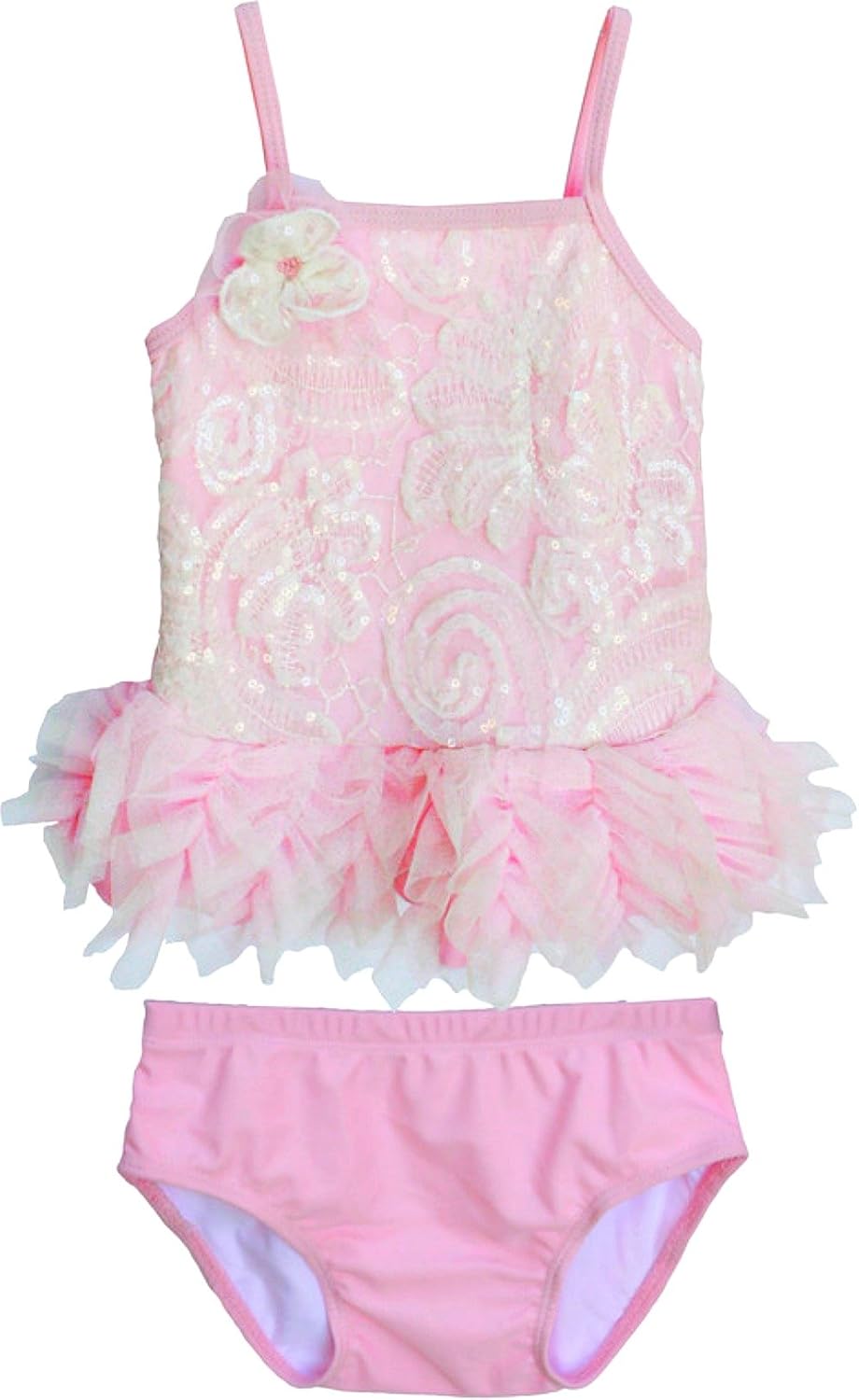 pink tankini swim top