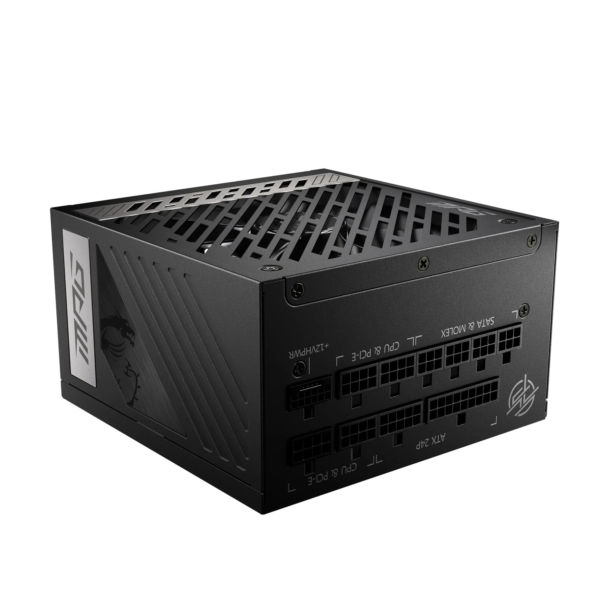 Fuente de alimentación msi MPG 1000W 80+ Gold - 1000W 80+ Gold - Condensadores 100% japoneses - Compatible con tarjetas gráficas PCIe 5.0 - 1 ventilador(es)