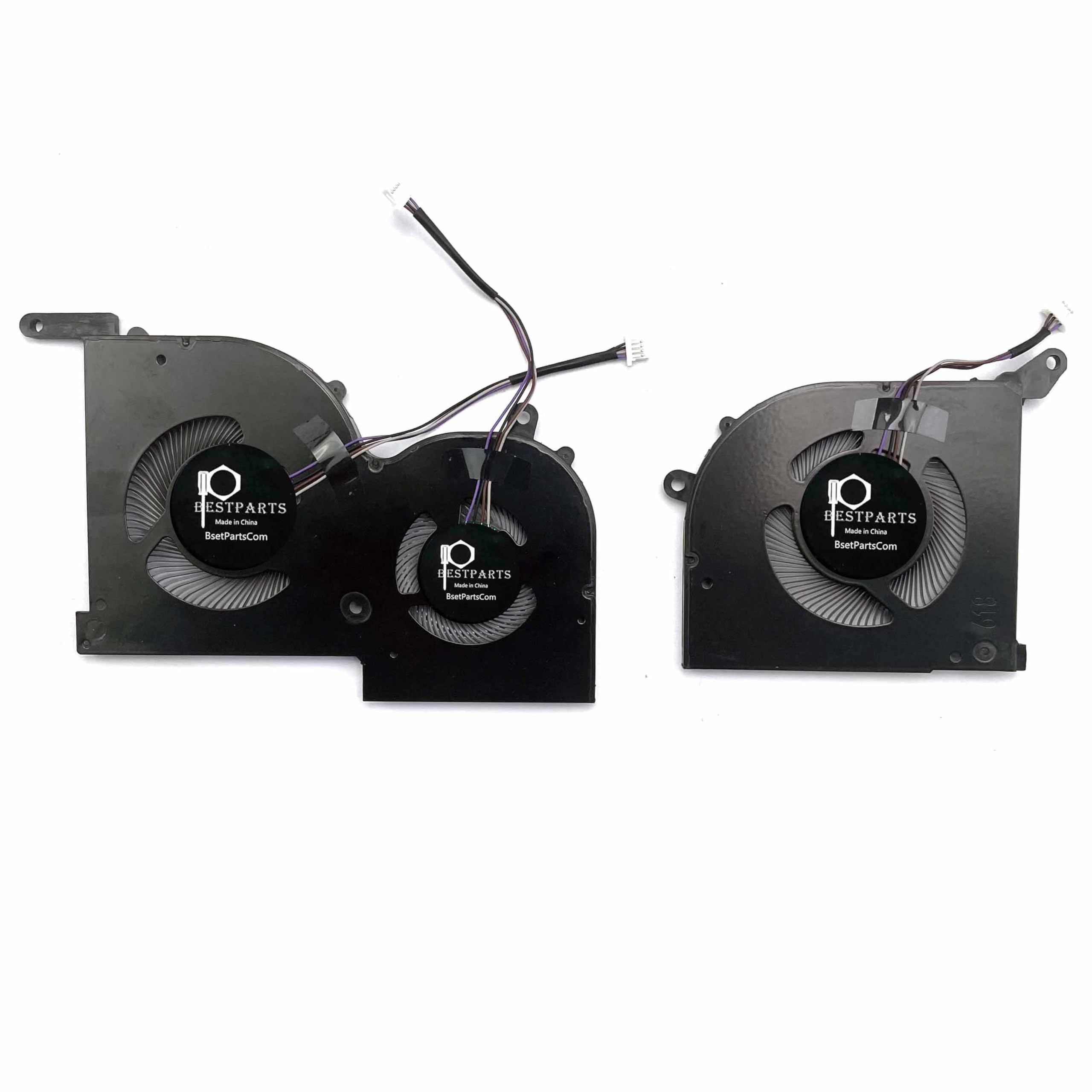 BestParts Fan Replacement for MSI GS66 Stealth New CPU+GPU