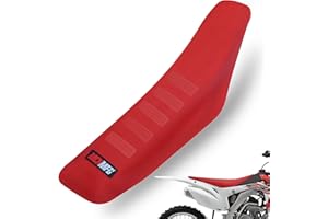 MCHMFG Universal Gripper Soft Seat Cover for All Bike Dirt Motorcycle MX Cross Enduro (Red)