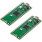 Raspberry Pi Pico Development Board, Raspberry Pi RP2040 Dual-core ARM Cortex M0+ Processor, Running Up to 133 MHz, Support C/C++/Python, 2MB Quad SPI Flash Integrated with SPI/I2C/UART