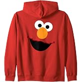 Sesame Street Elmo Face Halloween Costume Zip Hoodie