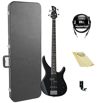 Yamaha Electric Bass Guitar Kit with Hard Case and Dominican