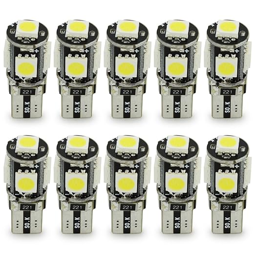 98 opinioni per Safego 10 x LAMPADINE T10 W5W LED