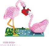 Larcele 1500 Pieces Flamingo Micro Building Blocks KLJM-02 view 4