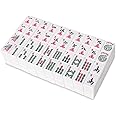 GUSTARIA 1.2” American Mahjong Tiles, 166 American Mahjong Tiles with White Color (Tiles Only, No Dice and Other Accessories)