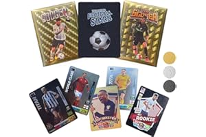 GENERIC 2025 Soccer Cards - 33 Unique Greatest Soccer Players Fun for The Whole Family Each Pack Contains Different Soccer Card to Create Unforgettable Moments - Pack of 3